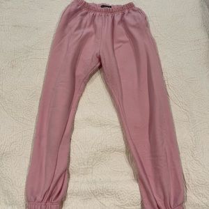 PrettyLittleThing pink sweats